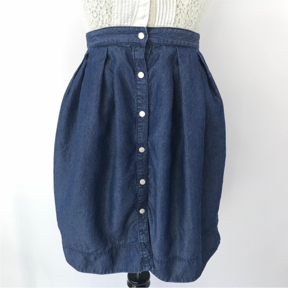 Anthropologie HD in Paris lace and chambray dress - Picture 5 of 6